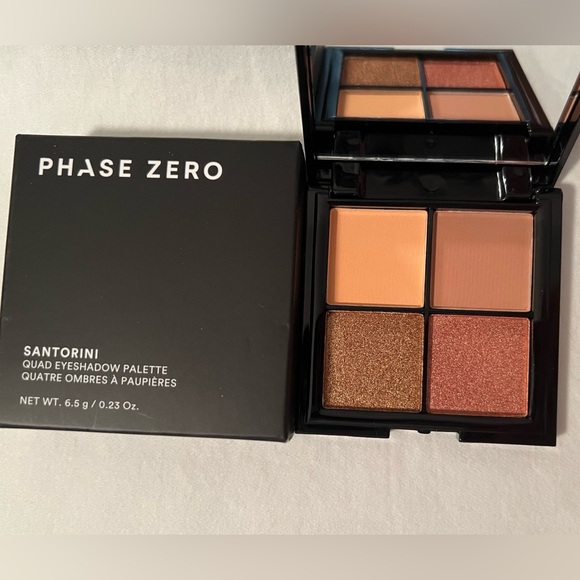 🌟NIB🌟 PHASE ZERO Quad Eyeshadow Palette in Santorini 🌟GREAT NEUTRALS🌟 - Picture 3 of 6